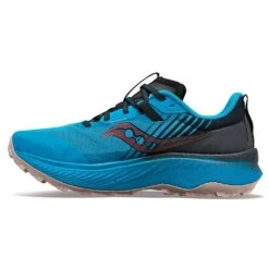 Saucony Men's Endorphin Edge Trail Shoe- Ocean/Black- Regular (D) -Sport Footwear Shop S20773 31 2