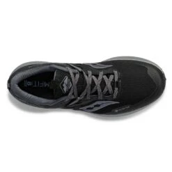 Saucony Men's Ride 15 Tr Gtx Trail Shoe - Black/Charcoal -Sport Footwear Shop S20799 10 3