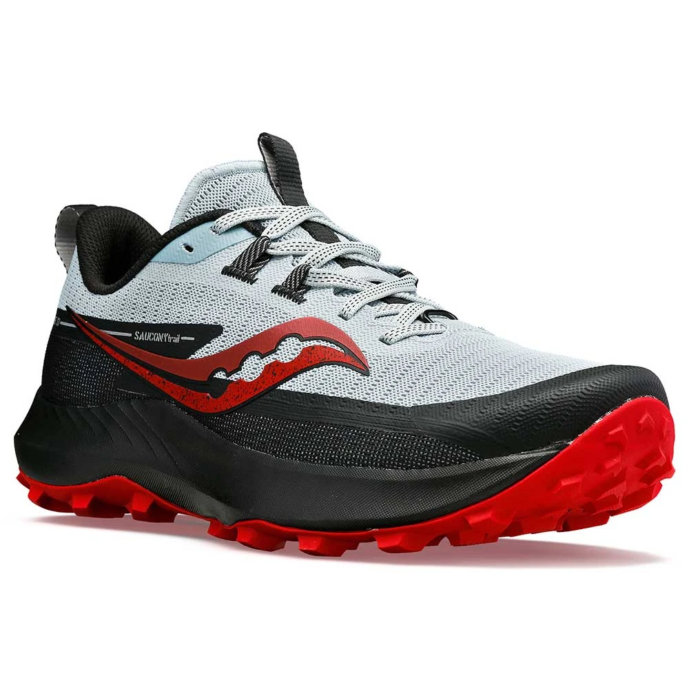 Saucony Men's Peregrine 13 Trail Running Shoe - Vapor/Poppy - Regular (D) 6 Saucony Men's Peregrine 13 Trail Running Shoe - Vapor/Poppy - Regular (D) - Image 4