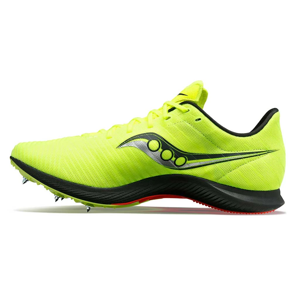 Saucony Men's Velocity MP Track Spike - Citron/Black 4 Saucony Men's Velocity MP Track Spike - Citron/Black - Image 3