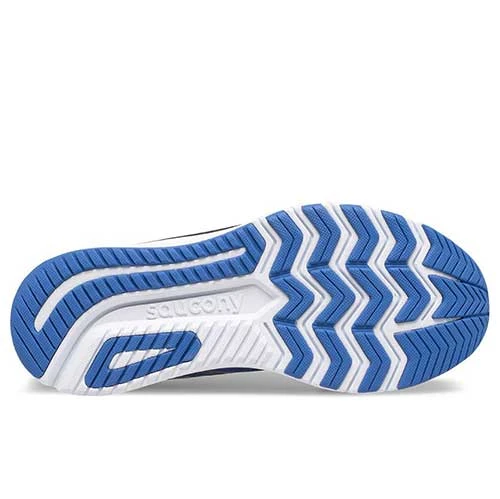 Saucony Youth Ride 14 Running Shoe - Blue 6 Saucony Youth Ride 14 Running Shoe - Blue - Image 4