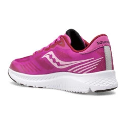 Saucony Youth Ride 14 Running Shoe - Pink -Sport Footwear Shop SK165318 2 1