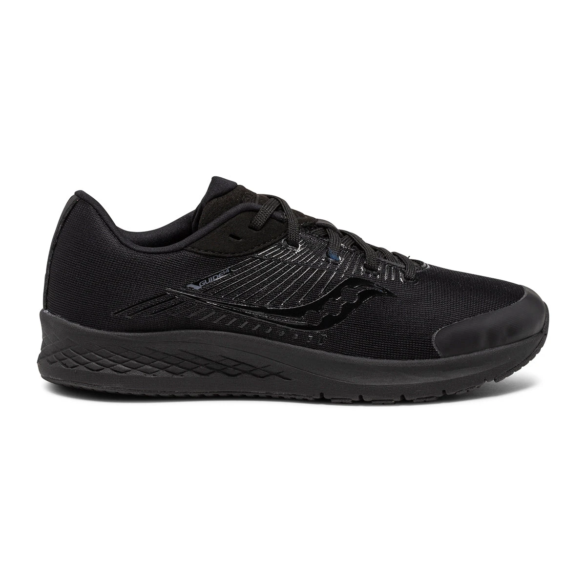 Saucony Youth Guide 14 Running Shoe - Blackout 3 Saucony Youth Guide 14 Running Shoe - Blackout