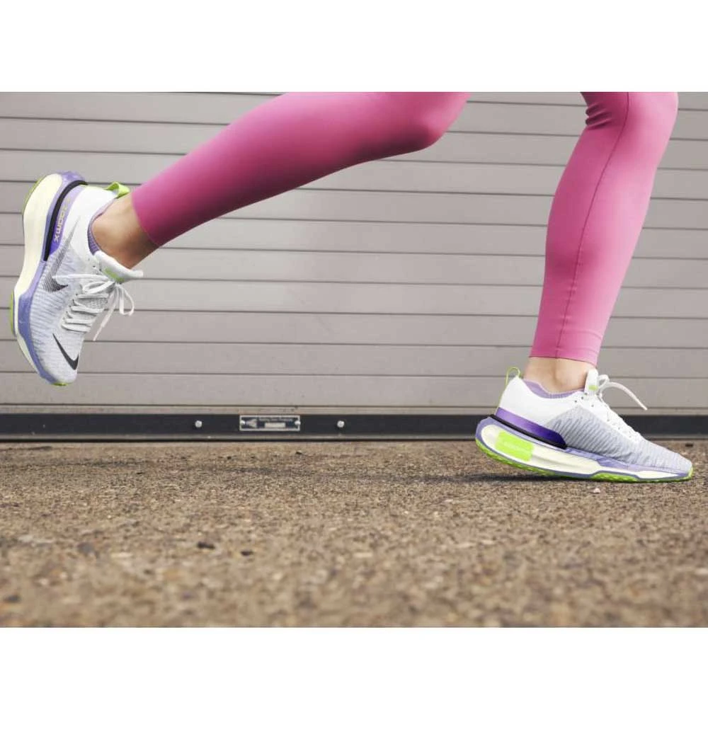 Nike Women's ZoomX Invincible Run Flyknit 3 Running Shoe- White/Black/Blue Tint- Regular (B) 14 Nike Women's ZoomX Invincible Run Flyknit 3 Running Shoe- White/Black/Blue Tint- Regular (B) - Image 12