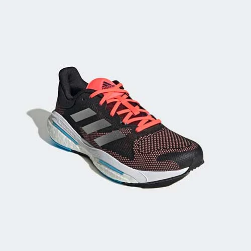 Men's Adidas Solar Glide 5 Running Shoe - Carbon/Silver Met/Turbo - Regular (D) 4 Men's Adidas Solar Glide 5 Running Shoe - Carbon/Silver Met/Turbo - Regular (D) - Image 2