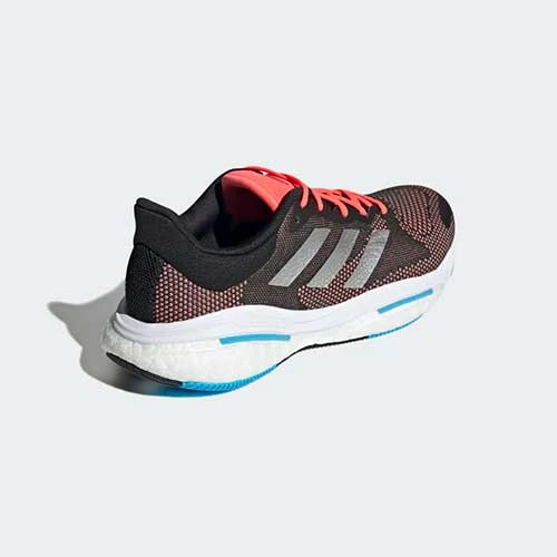 Men's Adidas Solar Glide 5 Running Shoe - Carbon/Silver Met/Turbo - Regular (D) 5 Men's Adidas Solar Glide 5 Running Shoe - Carbon/Silver Met/Turbo - Regular (D) - Image 3