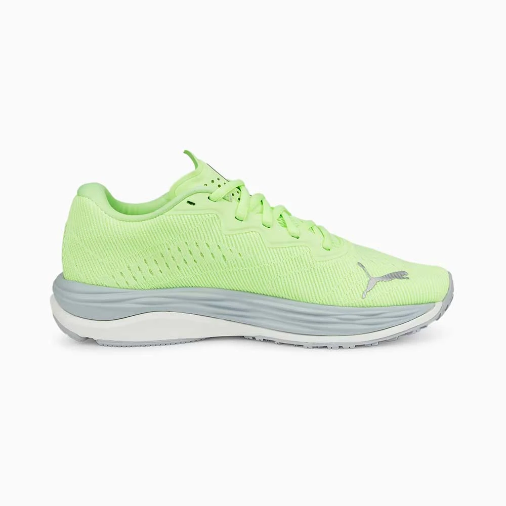 Women's Velocity Nitro 2 Running Shoe- Puma White/Speed Green- Regular (B) 3 Women's Velocity Nitro 2 Running Shoe- Puma White/Speed Green- Regular (B)