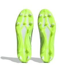 ADIDAS Unisex X Crazyfast .3 FG Cleats- Cloud White / Core Black / Lucid Lemon- Regular (D) -Sport Footwear Shop X Crazyfast.3 Firm Ground Cleats White HQ4534 03 standard