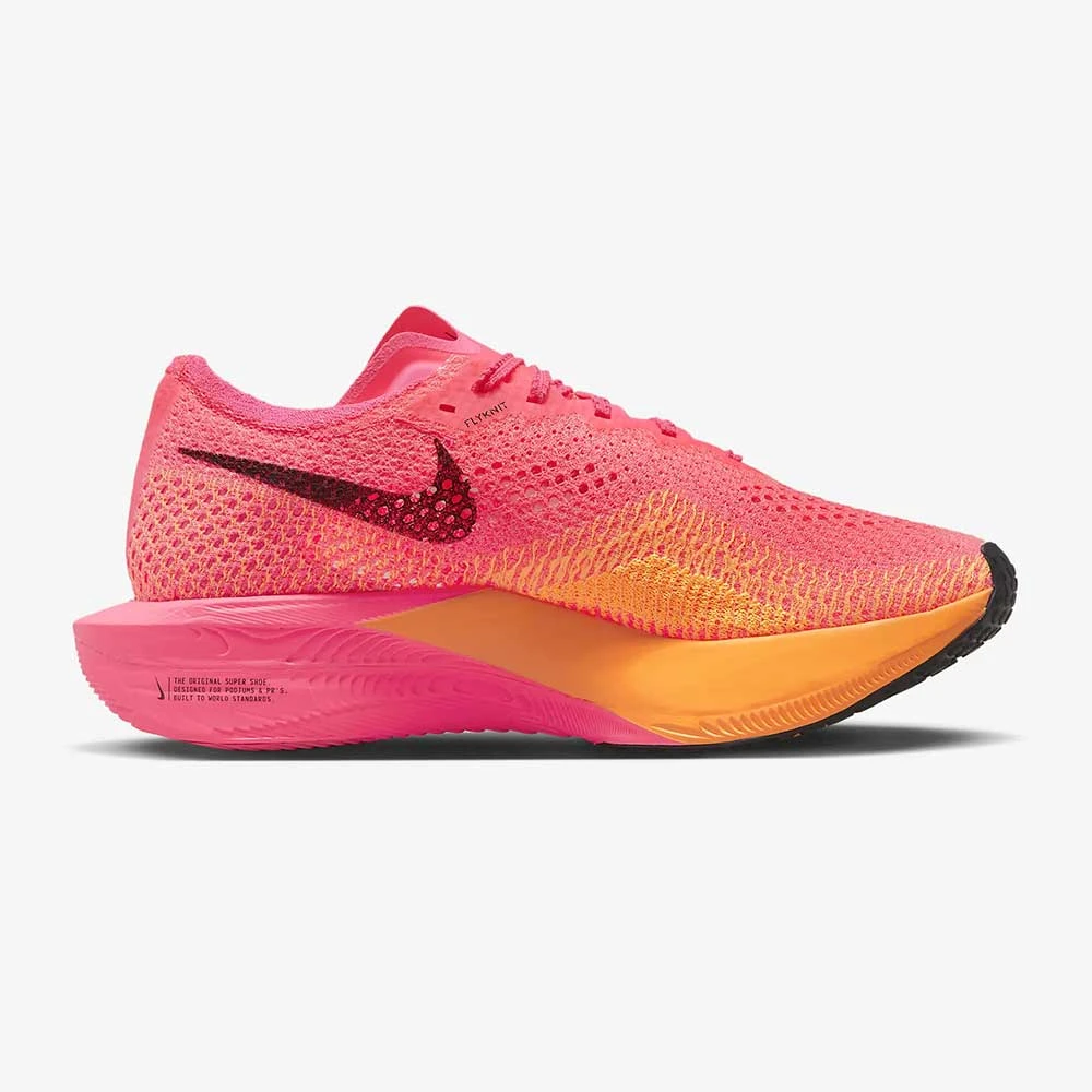 Women's Nike ZoomX Vaporfly Next % 3 Running Shoe - Hyper Pink/Black/Laser Orange- Regular (B) 3 Women's Nike ZoomX Vaporfly Next % 3 Running Shoe - Hyper Pink/Black/Laser Orange- Regular (B)