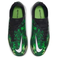 JR Nike Phantom GT2 DF SW IC Soccer Shoe - Black/Mtlc Platinum/Green Strike -Sport Footwear Shop dm0740 003 phcth001
