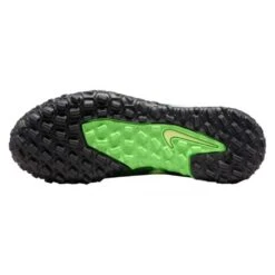 Nike JR Phantom GT2 DF SW TF Soccer Shoe - Black/Mtlc Platinum/Green Strike -Sport Footwear Shop nike phantom gt2 academy df tf sw jr dm0741 003 football shoes green multicolor green 6 790x790 1