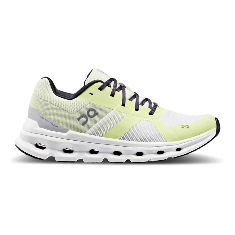On Running Women's Cloudrunner Running Shoe- White/Seedling- Regular (B) 3 On Running Women's Cloudrunner Running Shoe- White/Seedling- Regular (B)