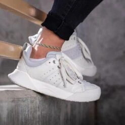 Women's X-SCAPE NBK Low Sneaker - Blanc/Light Grey - Regular (B) -Sport Footwear Shop womens x scape nbk low blanc light grey ls 1 800x b9492fc0 fa2b 4ed0 bc1d af448e067ec4