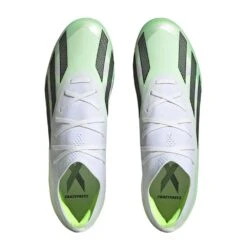 Unisex Adidas X CRAZYFAST.2 FG Soccer Shoe - White, Core Black, Lucid Lemon - Regular (D) -Sport Footwear Shop zapatos adidas x crazyfast 2 firm ground boots hq4533 ftwwht cblack luclem 0000302546732 4